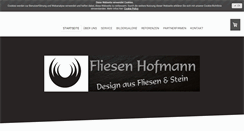 Desktop Screenshot of fliesen-hofmann.eu