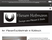 Tablet Screenshot of fliesen-hofmann.eu